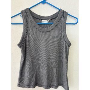 Newport News Gray Striped Tank